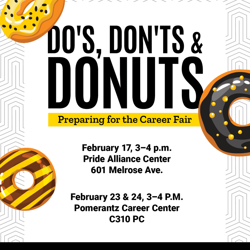 Do's, Don'ts, & Donuts: Preparing for the Career Fair promotional image