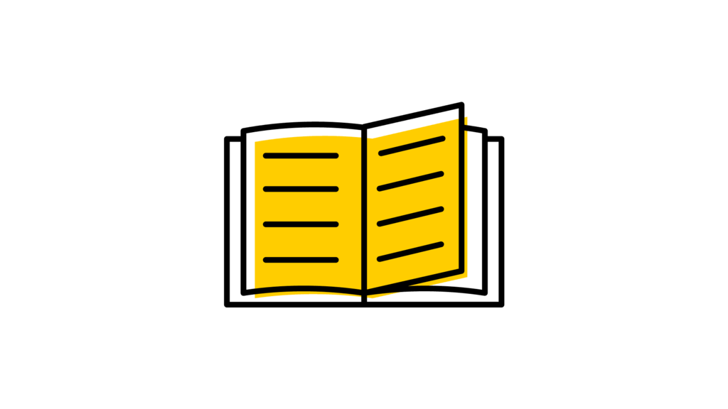 gold open book icon